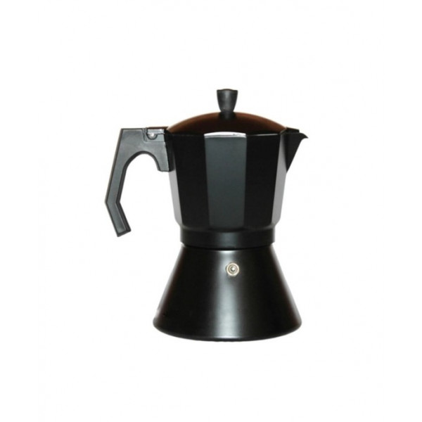 Кавоварка гейзерна алюмінієва Empire Блек EM-6609 350 мл чорна