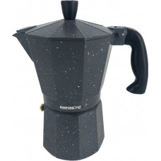 Кавоварка алюмінієва гейзерна Empire Граніт EM-6615 200 мл сіра
