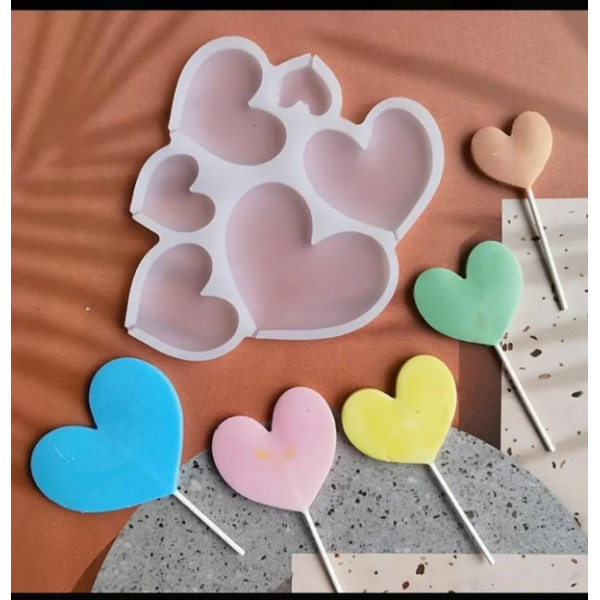 Молд силіконовий для цукерок Empire Серце EM-7448 16х12 см