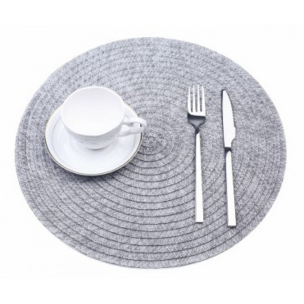 Серветка під гаряче Empire EM-4224 38 см світло-сіра