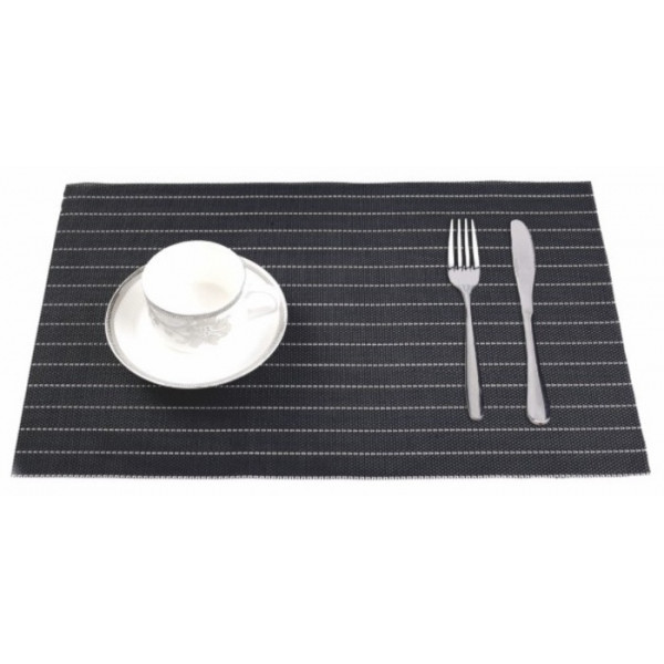 Серветка під гаряче Empire EM-4228 30х45 см смугасто-чорна