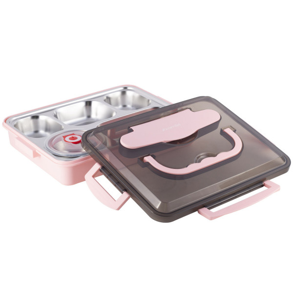 Ланч-бокс харчової Kamille KM-2144RZ 1000 мл рожевий