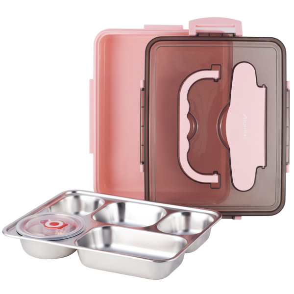 Ланч-бокс харчової Kamille KM-2144RZ 1000 мл рожевий