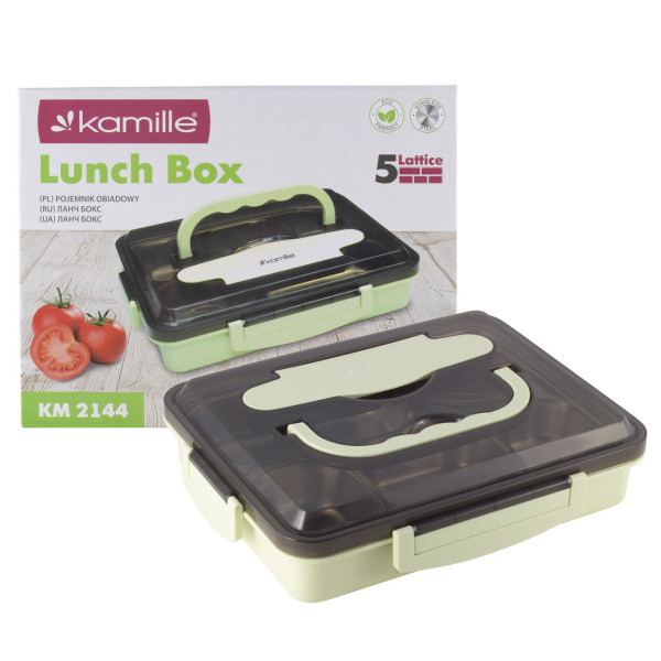 Ланч-бокс харчової Kamille KM-2144ZL 1000 мл зелений