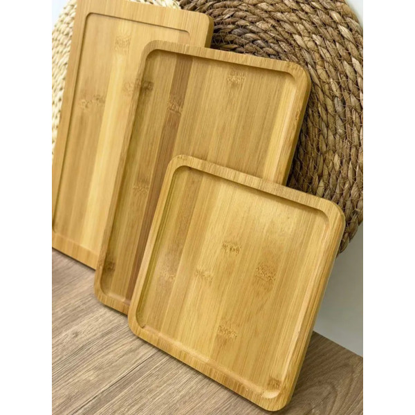 Дошка для подачі Olens Суші-сет 8030-318 20х20 см бежева