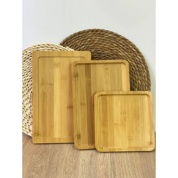 Дошка для подачі Olens Суші-сет 8030-318 20х20 см бежева