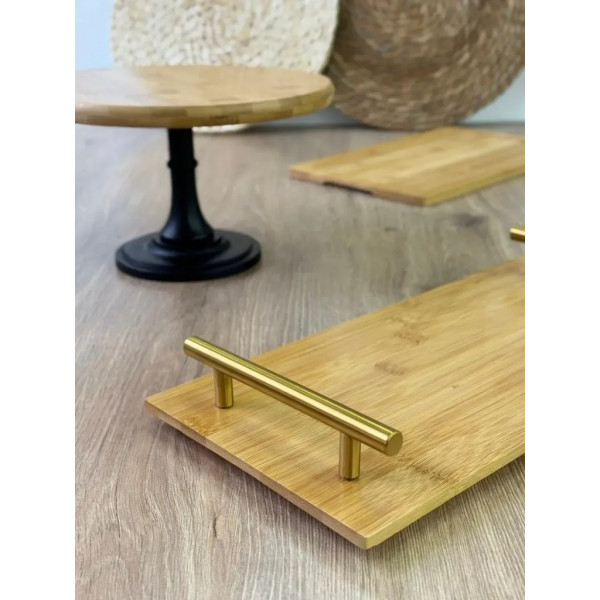 Дошка для подачі на підставці Olens Суші-сет 8030-319 17х36 см бежева