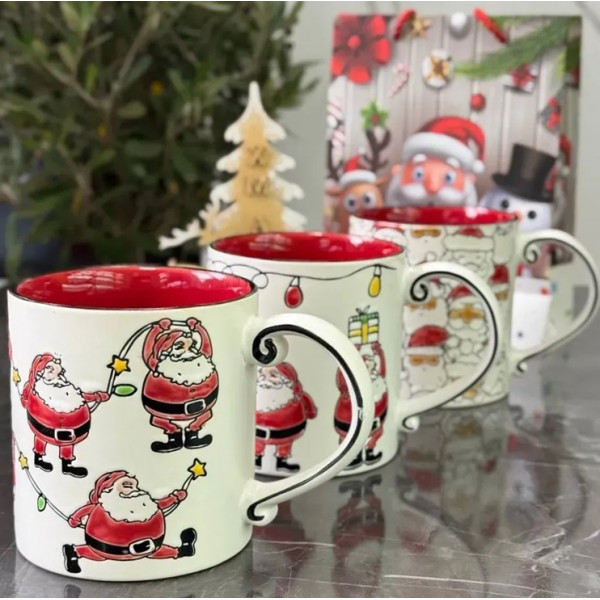 Кружка OLens Новорічна зарядка 102-1470 650 мл