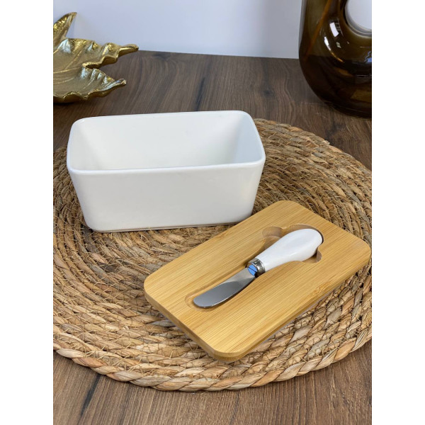 Маслянка Olens Біла №1 102-1199 8х10.5х17 см біла