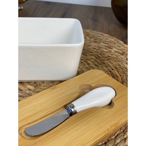 Маслянка Olens Біла №1 102-1199 8х10.5х17 см біла