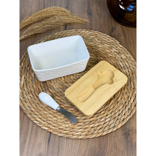 Маслянка Olens Біла №2 102-1198 8х10.5х17 см біла