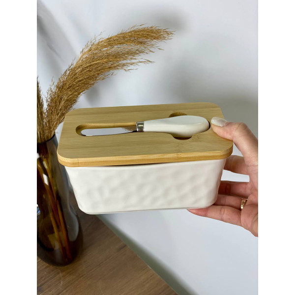 Маслянка Olens Біла №2 102-1198 8х10.5х17 см біла