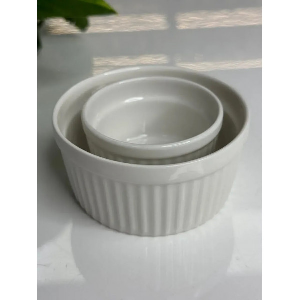 Піала OLens Білий Дім 102-1099 160 мл 9х4.5 см біла