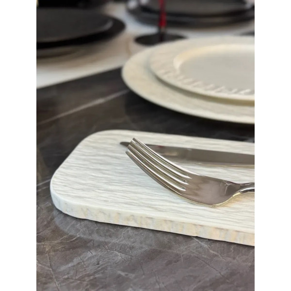 Плато для закусок Olens Білий обеліск 101-0494 1.2х10х30 см біле