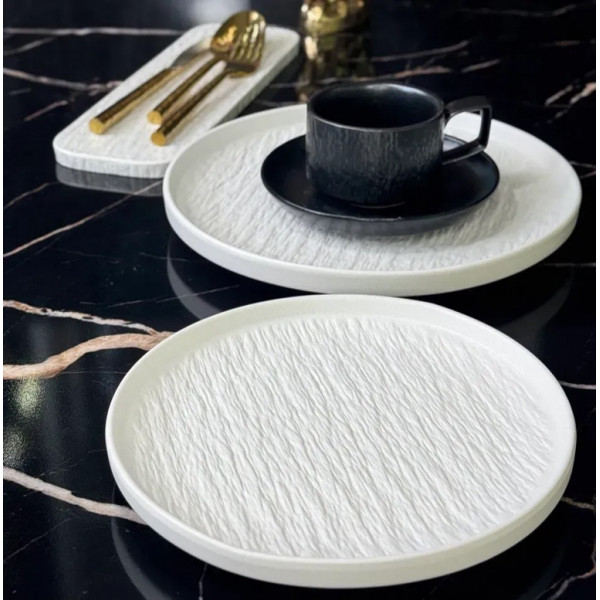 Плато для закусок Olens Білий обеліск 101-0494 1.2х10х30 см біле