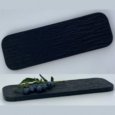 Плато для закусок Olens Чорний обеліск 101-0500 1.2х10х30 см чорний