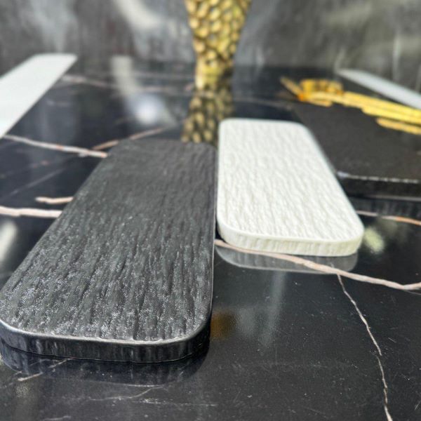 Плато для закусок Olens Чорний обеліск 101-0500 1.2х10х30 см чорний