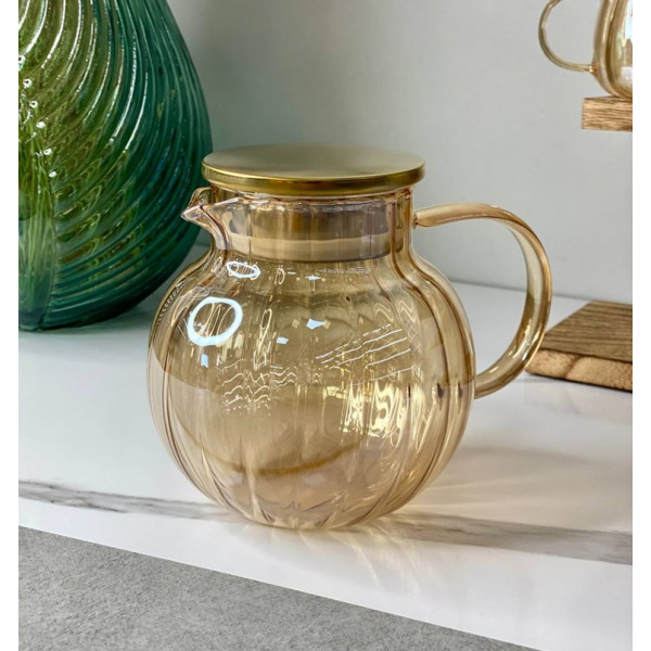 Заварник Olens Панночка 102-1183 1100 мл бурштиновий