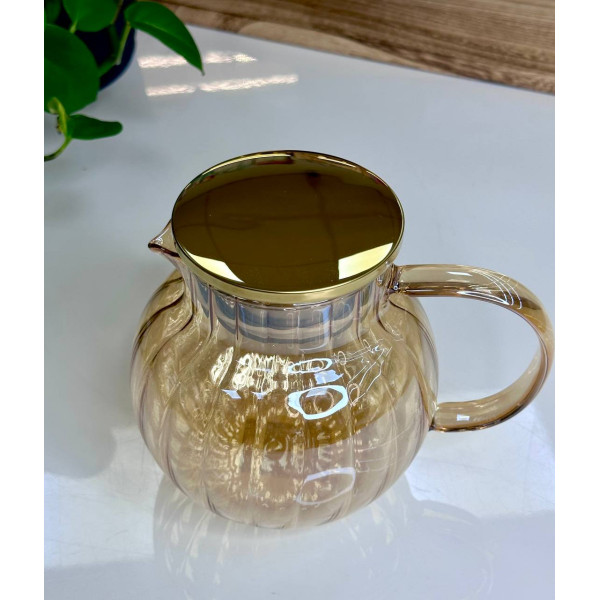 Заварник Olens Панночка 102-1183 1100 мл бурштиновий