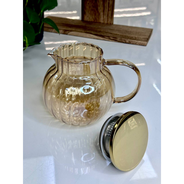 Заварник Olens Панночка 102-1183 1100 мл бурштиновий