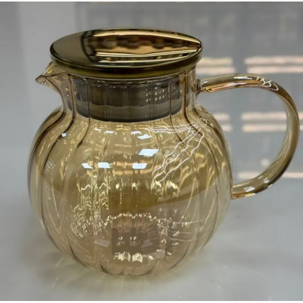 Заварник Olens Панночка 102-1183 1100 мл бурштиновий