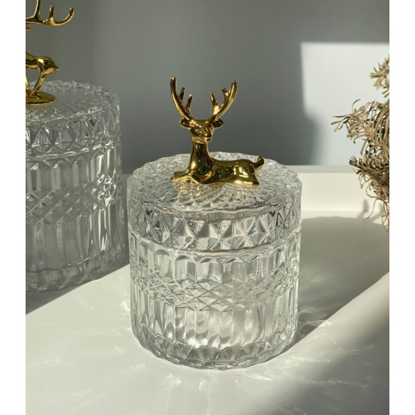Цукерниця OLens Золотий олень 8030-386 250 мл
