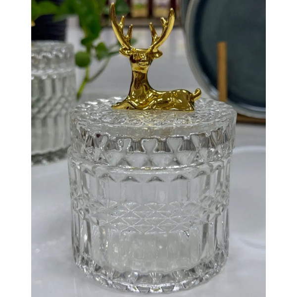 Цукерниця OLens Золотий олень 8030-386 250 мл
