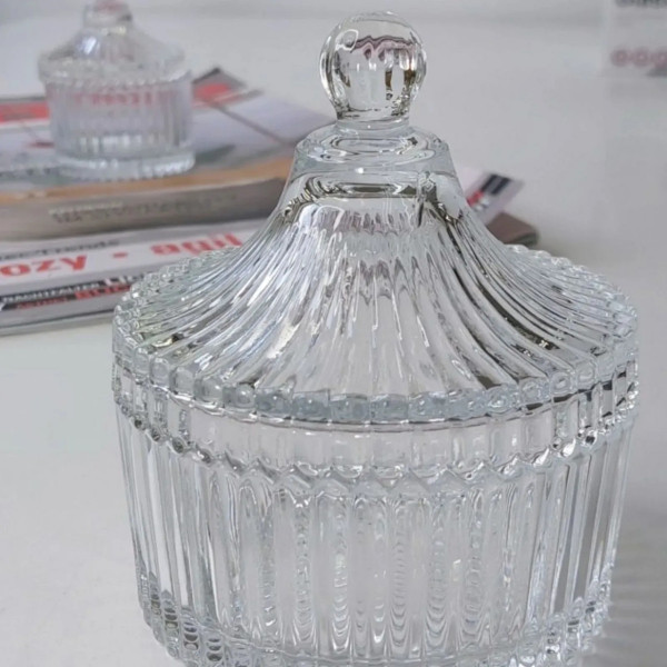 Цукерниця OLens Прозорий купол 2 102-631 250 мл