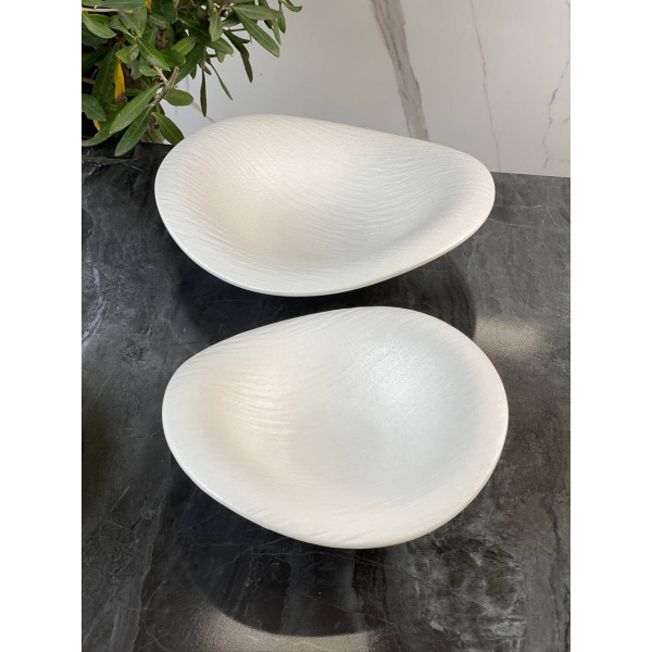 Салатник OLens Білий Бангкок 101-0485 25 см білий