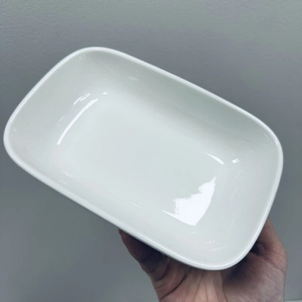 Салатник OLens Білий Дім 102-1113 17х11х3.5 см 300 мл білий