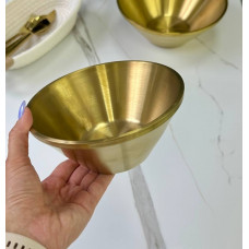 Салатник OLens Золота радість 102-1301 23 см 1500 мл золотистий