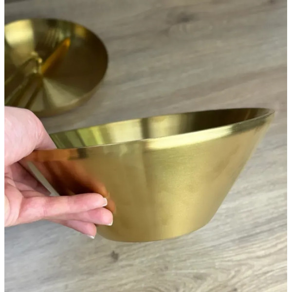 Салатник OLens Золота радість 102-1301 23 см 1500 мл золотистий