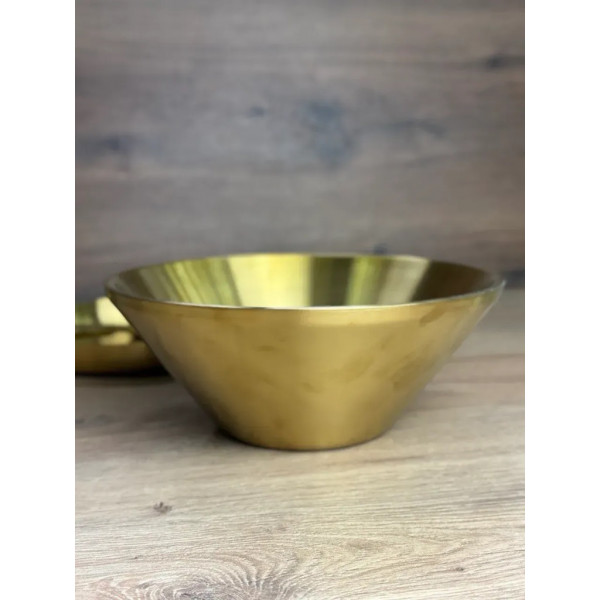 Салатник OLens Золота радість 102-1301 23 см 1500 мл золотистий