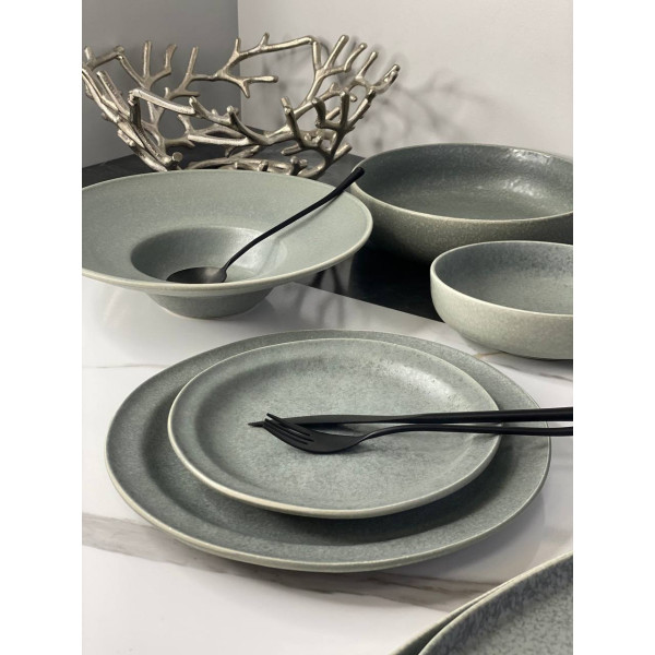 Салатник OLens Конкрето 101-0420 17.5х5 см 600 мл сірий