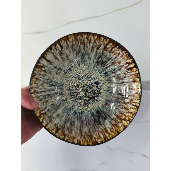 Салатник OLens Паноптикон 101-0472 18х5 см 600 мл чорний