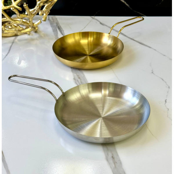 Сковорода порційна Olens Спекотне 102-1296 20 см срібляста