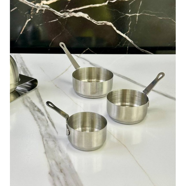 Соусник Olens 102-1285 6.2х3 см 70 мл сріблястий