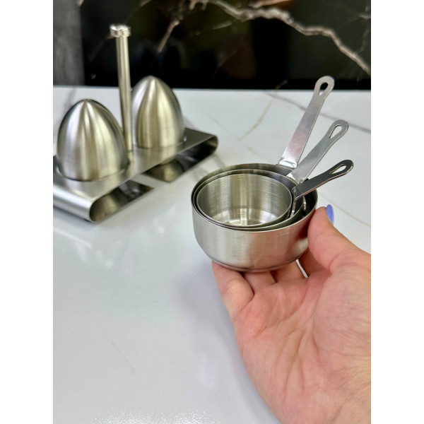 Соусник Olens 102-1285 6.2х3 см 70 мл сріблястий