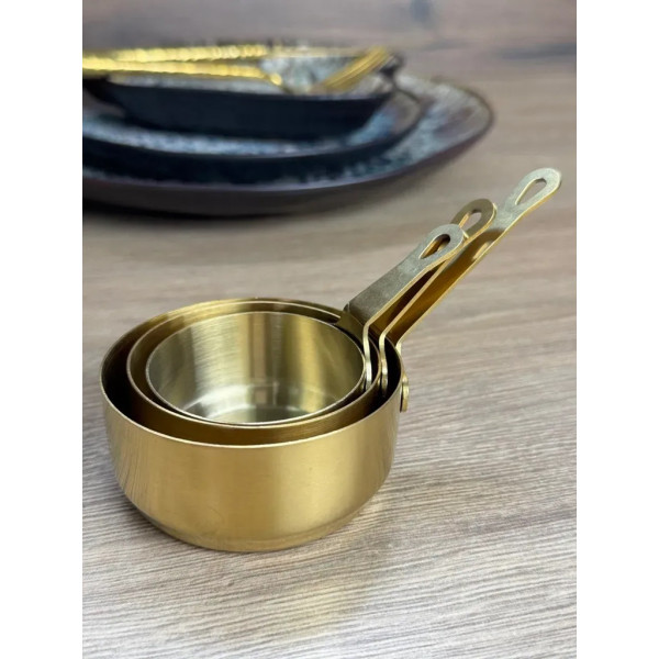 Соусник Olens 102-1288 6.2х3 см 70 мл золотистий