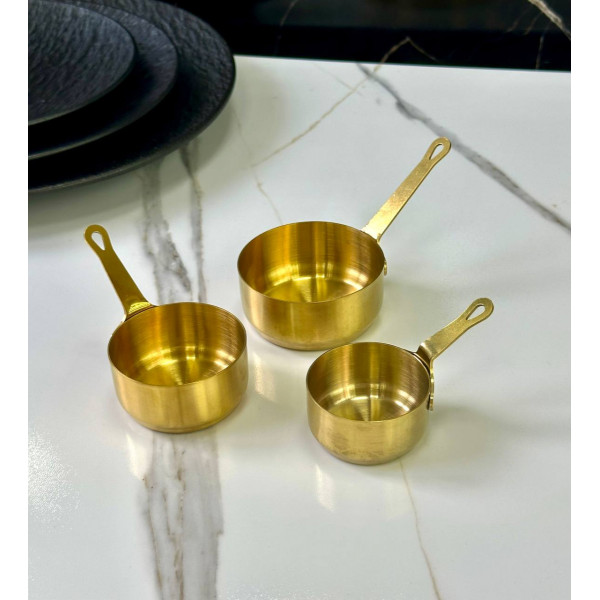 Соусник Olens 102-1288 6.2х3 см 70 мл золотистий