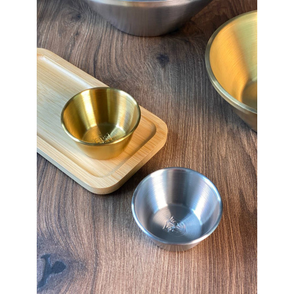 Соусник Olens 102-1350 7 см 100 мл золотистий