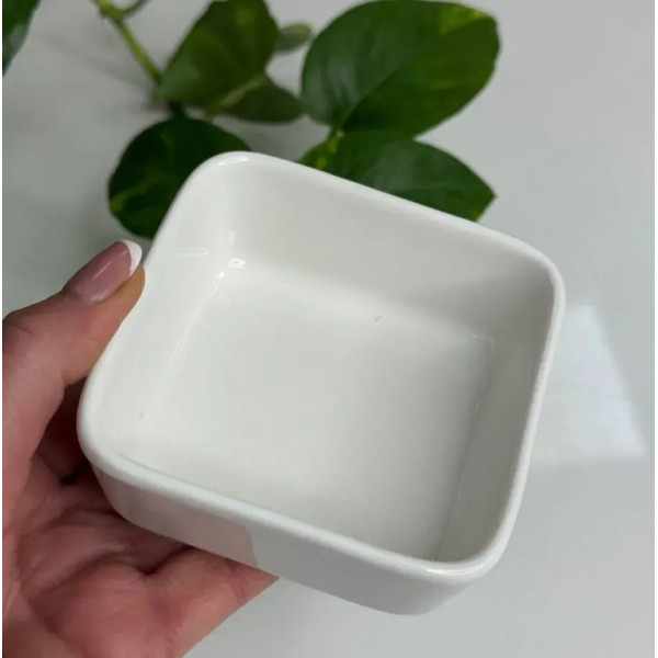 Соусник Olens Білий Дім 102-1114 9х4 см 120 мл білий