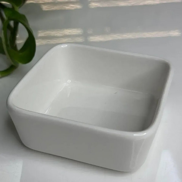 Соусник Olens Білий Дім 102-1114 9х4 см 120 мл білий