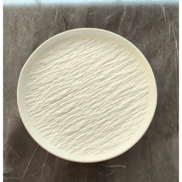 Тарілка десертна Olens Білий обеліск 101-0490 20.5 см біла