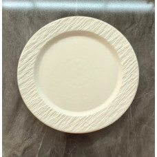 Тарілка десертна Olens Білий обеліск 101-0492 21.3 см біла