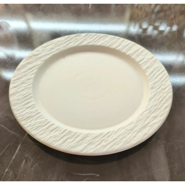 Тарілка десертна Olens Білий обеліск 101-0492 21.3 см біла