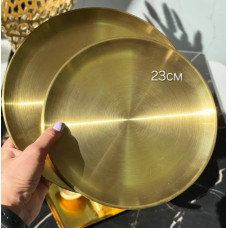 Тарілка десертна Olens Голда 102-1307 23 см золота