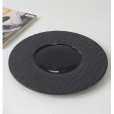 Тарілка для різотто Olens Чорний обеліск 102-682 27 см чорна