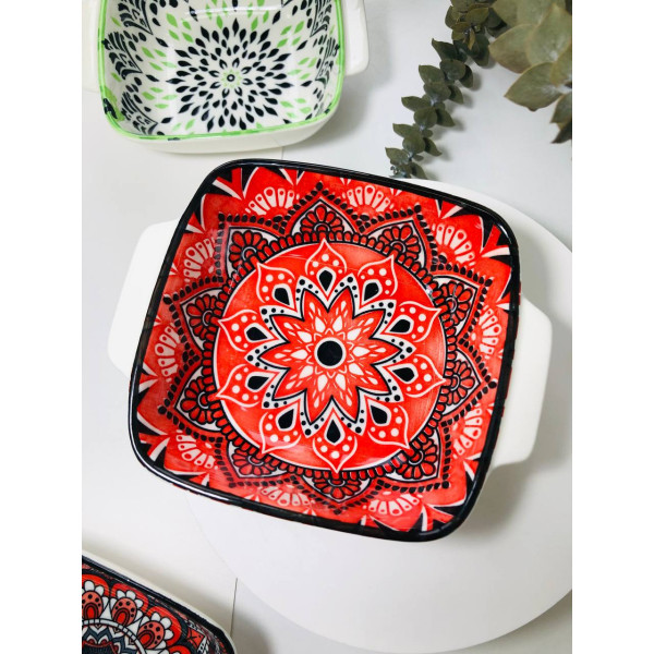 Тарілка квадртана Olens Тригір'я 102-614 16.6х5