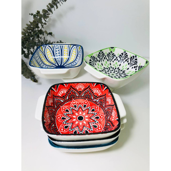 Тарілка квадртана Olens Тригір'я 102-614 16.6х5